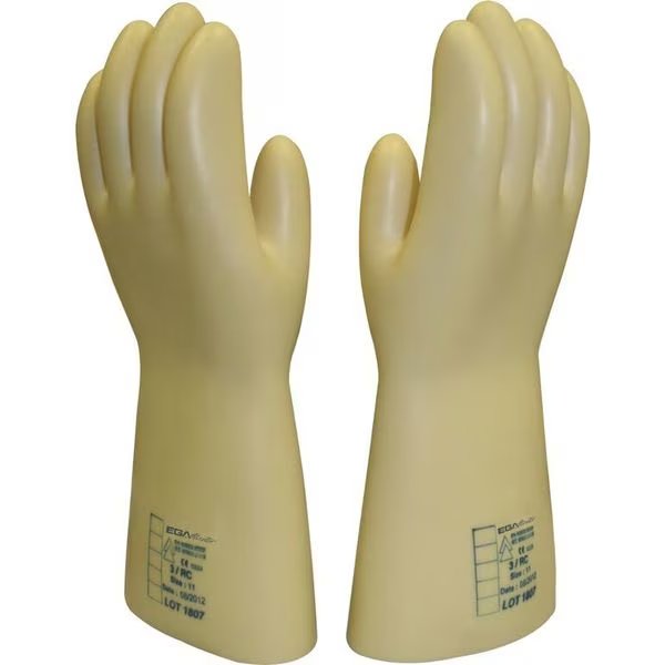 PAIR OF INSULATING GLOVES CLASS 1 - SIZE 11, Ega Master, Mfr#: 73560